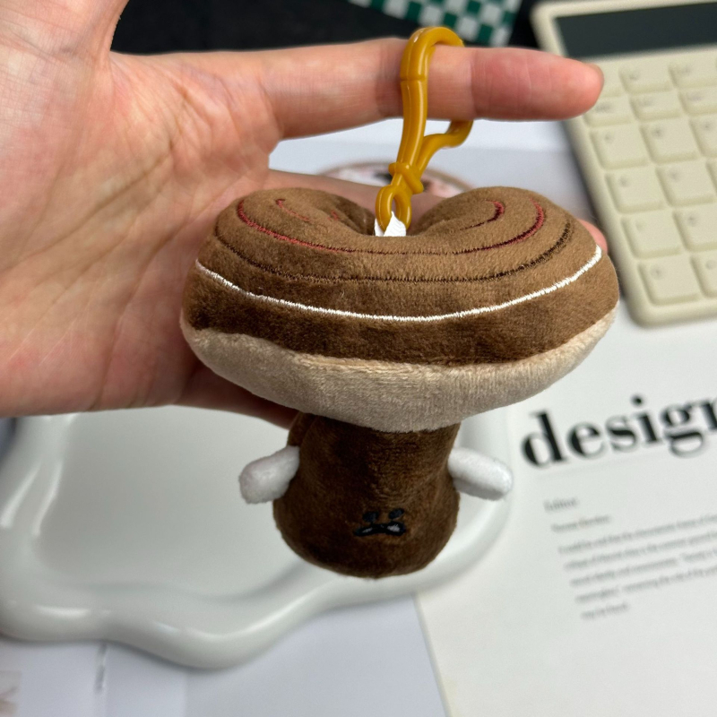 Plyšová figúrka na kľúče – rastlinný model, PP bavlna výplň, super mäkký krátky plyš, séria Tradičná Čínska medicína