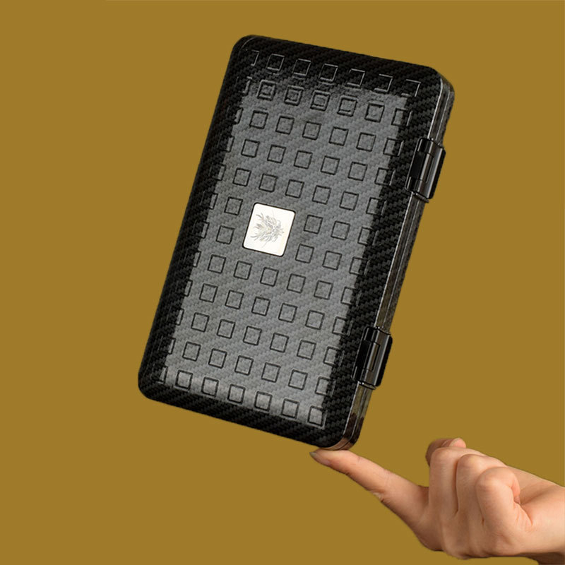 Krabička na vlhkosť cigár – prenosná, jednoduchý štýl, značka Gray Bar/HUIBA, možnosť prispôsobenia