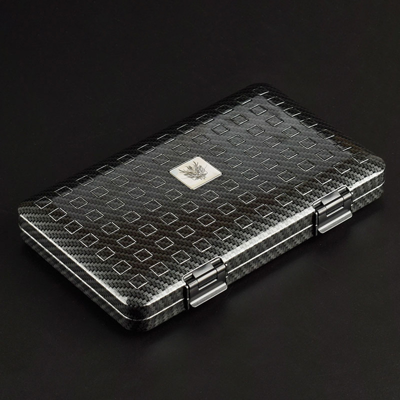 Krabička na vlhkosť cigár – prenosná, jednoduchý štýl, značka Gray Bar/HUIBA, možnosť prispôsobenia