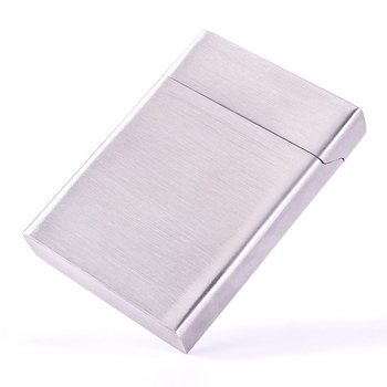 Roostevabast terasest sigarettide karp, trükitud logoga ja kohandamise võimalusega, hoiustamise funktsiooniga – ärikingituseks (K-Rong)