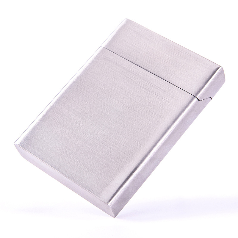 Roostevabast terasest sigarettide karp, trükitud logoga ja kohandamise võimalusega, hoiustamise funktsiooniga – ärikingituseks (K-Rong)