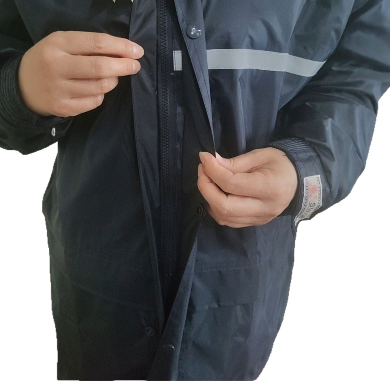 Reflexný set dáždnika a nohavíc pre dospelých - delený, hrubý celotelový ochranný plášť, 0,19 mm taftová látka, PVC lepiaca vodotesná vrstva, vhodné pre motocyklistu/elektrobicykel