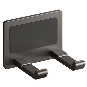 Nástenný držiak na sušič vlasov – bez vŕtania, plast/alumínium, nosnosť 5–10 kg, model 135, moderný jednoduchý štýl