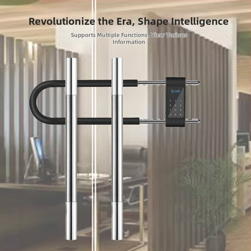 Delzhi U9 U-tvarová inteligentná visací zámka s odtlačkom prsta a heslom, 50 uložených odtlačkov, >100000 odomknutí, skenovanie <0.5 s, falošné rozpoznanie <0.001%, prevádzkový rozsah teplôt -20°C–85°C, vlhkosť -40°C–85% RH