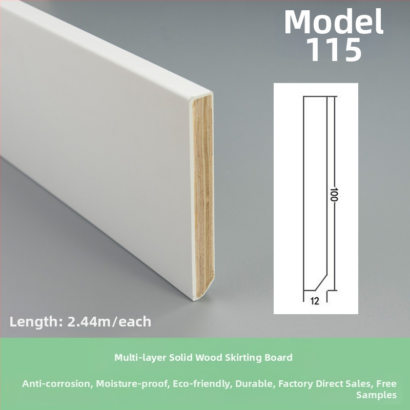 Weihuang podlahový práh – viacvrstvové drevo, európsky štýl, model: Skirting, štýl: moderná jednoduchosť, ľahký luxus, pôvod: Guangzhou