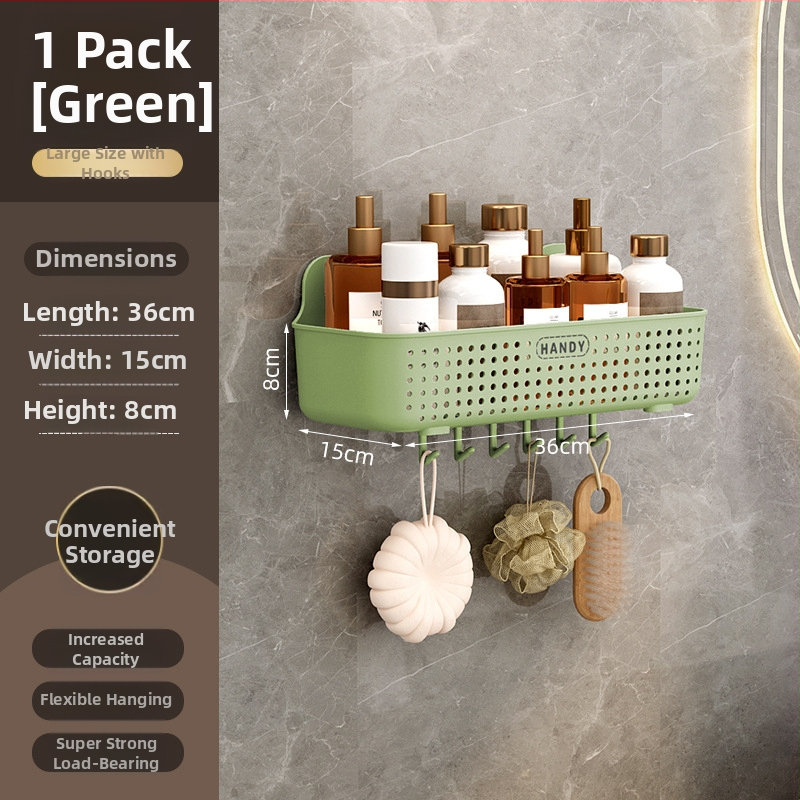 Nástenný regál do kúpeľne, plastový, povrch postrekaný plastom, 1 polica, nosnosť do 1 kg