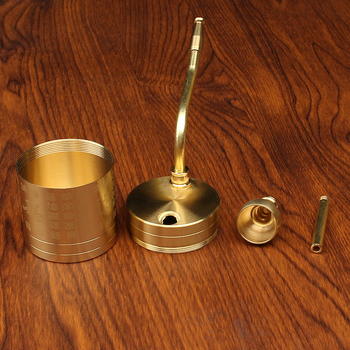 Meďová vodná fajka s filtrom na vodu so vzorom Four Fu, Tangteng N-601, moderná minimalistická ozdoba, viacúčelová