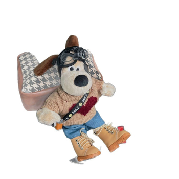 Krabička na vreckovky do auta — plyšová, visací typ, bez personalizácie, bez licencovaných súkromných značiek