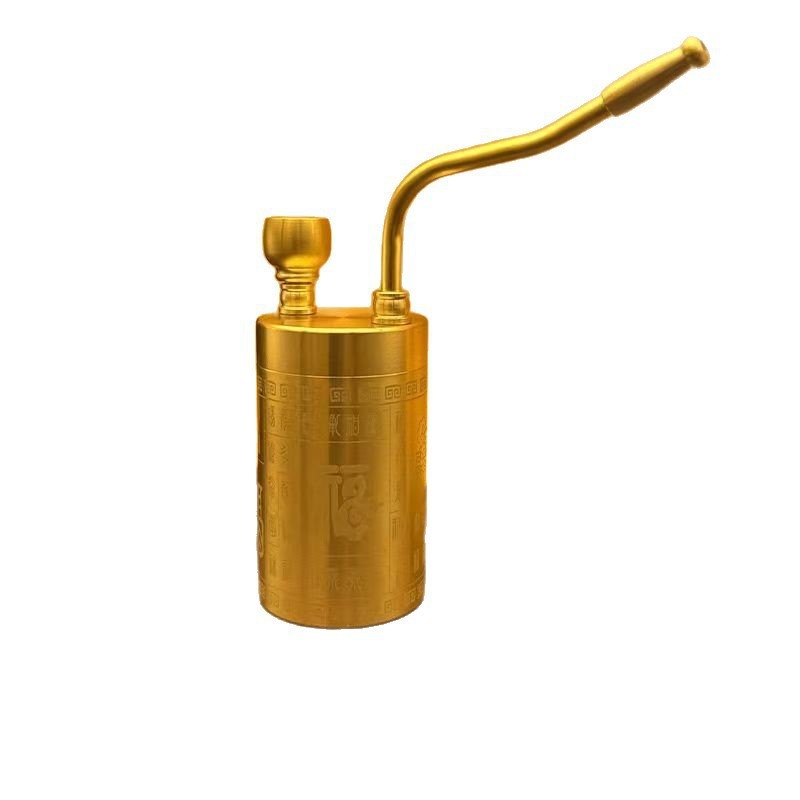 Smoking Pot – медна водна тръба, стил Modern Minimalist, модел Hundred Blessings Style Water Pipe, четири в едно