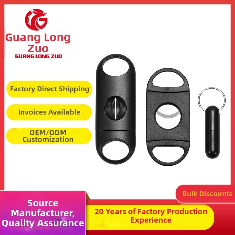 Sigari käärid, kolmes osas kaasaskantav lõikeseade roostevabast terasest teradega