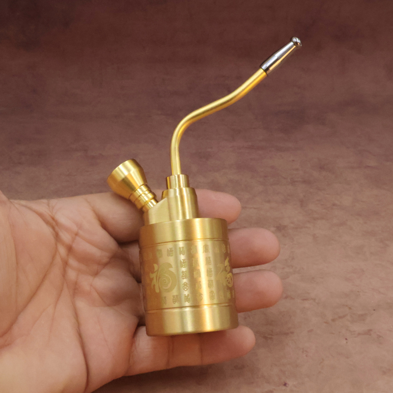 Vodný dymový hrniec z meďe, vodný filter, motív Sto blagoslava, štyri v jednom, moderný minimalistický štýl