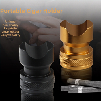 Kaasaskantav alumiiniumist sulamist sigari-istme hoidja, kerge luksusstiil, kohandatav