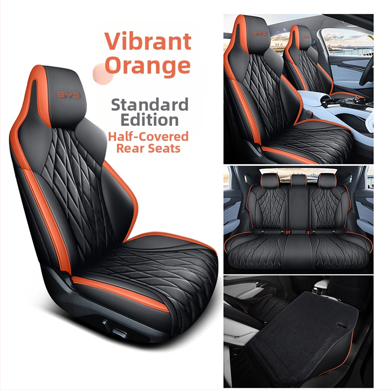 Poťah na seda do auta BYD Seal 2022 – perforovaná mikrovláknová koža, 4-sezónny univerzálny, kompletné pokrytie, Xinmengde