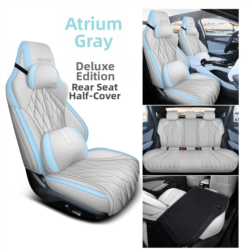 Poťah na seda do auta BYD Seal 2022 – perforovaná mikrovláknová koža, 4-sezónny univerzálny, kompletné pokrytie, Xinmengde
