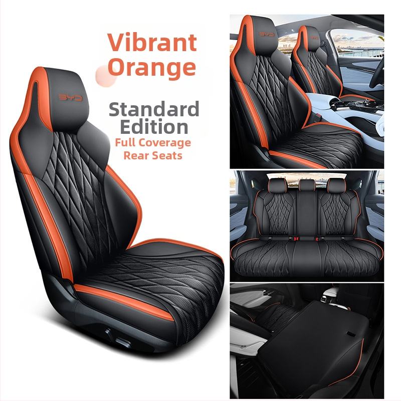 Poťah na seda do auta BYD Seal 2022 – perforovaná mikrovláknová koža, 4-sezónny univerzálny, kompletné pokrytie, Xinmengde