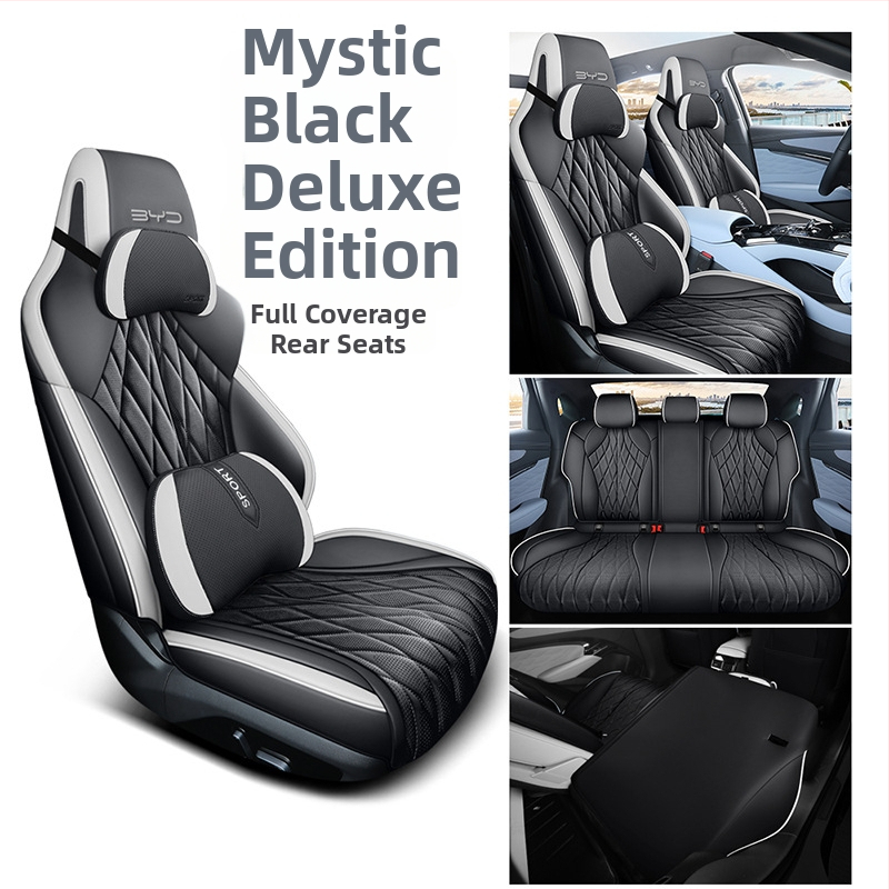 Poťah na seda do auta BYD Seal 2022 – perforovaná mikrovláknová koža, 4-sezónny univerzálny, kompletné pokrytie, Xinmengde