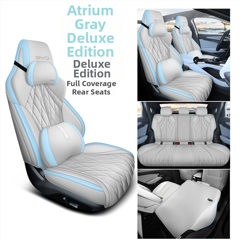 Poťah na seda do auta BYD Seal 2022 – perforovaná mikrovláknová koža, 4-sezónny univerzálny, kompletné pokrytie, Xinmengde