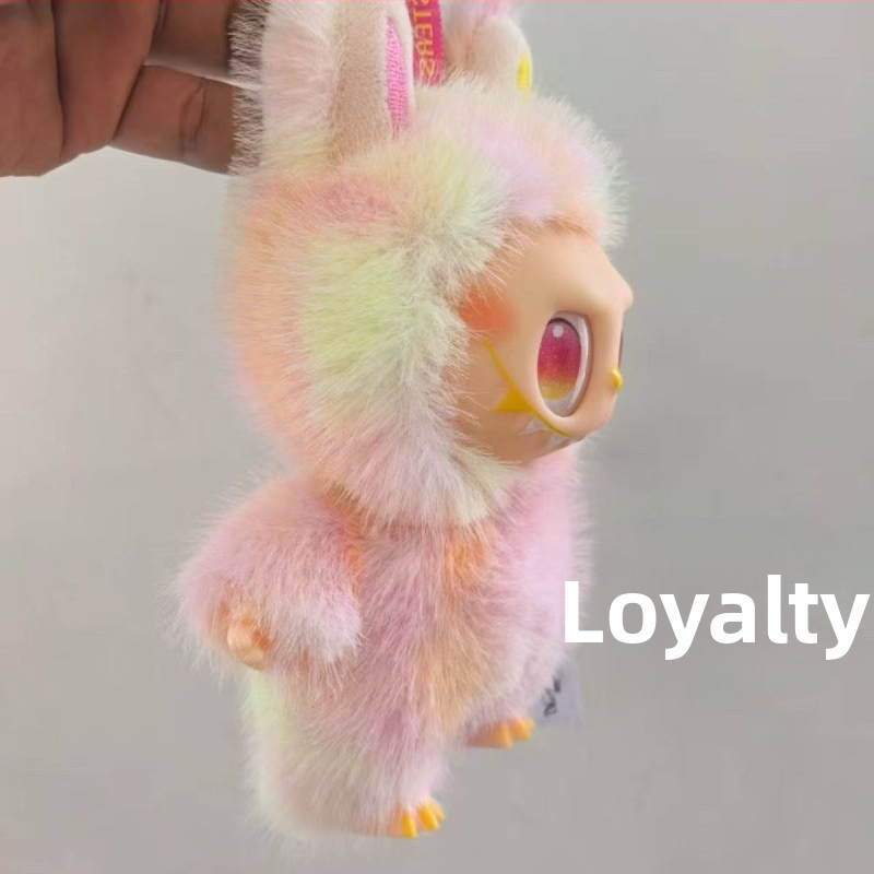 Plyšový zajačík – visacia ozdoba, 3D bavlnené vypĺňanie, vysokokvalitná plyšová hračka, model A123, od 14 rokov