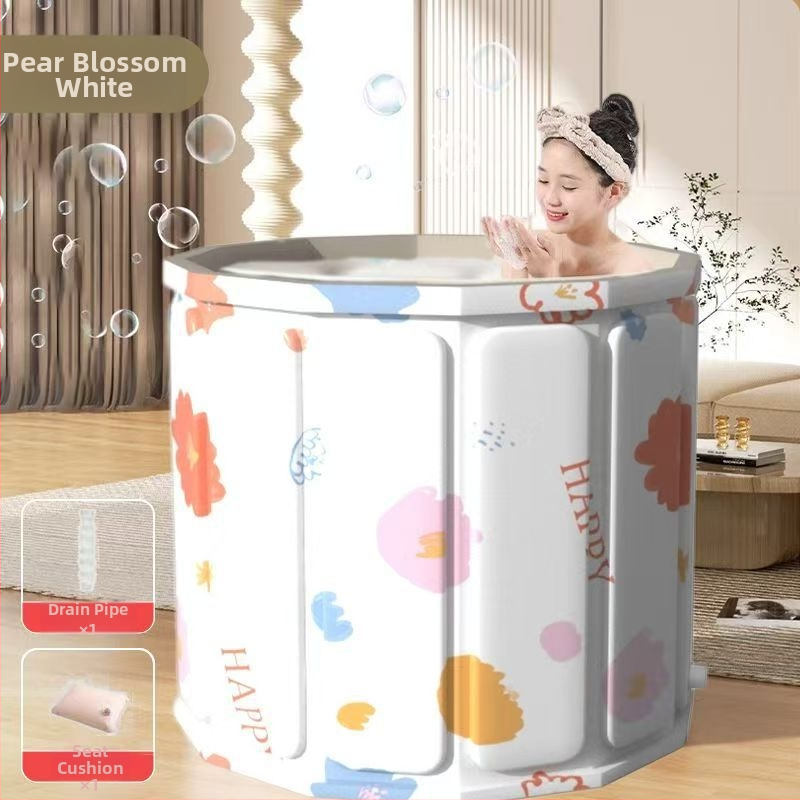 Skladacia vaňa na kúpanie s vekom — izolovaná, vodotesný materiál, pre dospelých