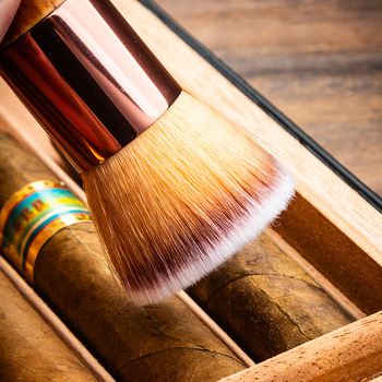 Četka za čišćenje cigara – LUBINSKI, drvo + aluminij + vlakna, lagani luksuzni stil, model YJA-13046