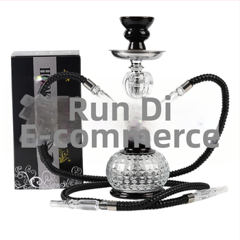 Kahe isiku vesipiipi komplekt, kompaktne metallist vesipiip, kahekordne konfiguratsioon, minimalistlik stiil