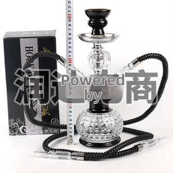 Kahe isiku vesipiipi komplekt, kompaktne metallist vesipiip, kahekordne konfiguratsioon, minimalistlik stiil