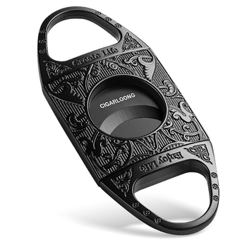 Rezač za cigare od nehrđajućeg čelika s dvostrukim oštricama