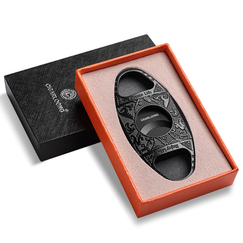 Rezač za cigare od nehrđajućeg čelika s dvostrukim oštricama