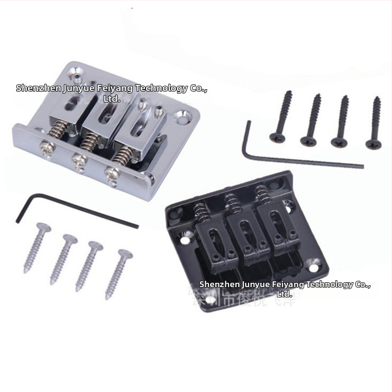 Gitár bridge zliatinou zinku, model M01655, pre hudobné nástroje, balené v PE vrecku