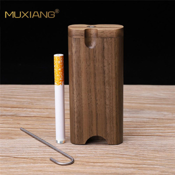 Тръба за тютюн от орехово дърво с алуминиево дъно, модерен минималистичен дизайн, марка Woody, произход Zhejiang