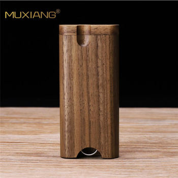 Тръба за тютюн от орехово дърво с алуминиево дъно, модерен минималистичен дизайн, марка Woody, произход Zhejiang