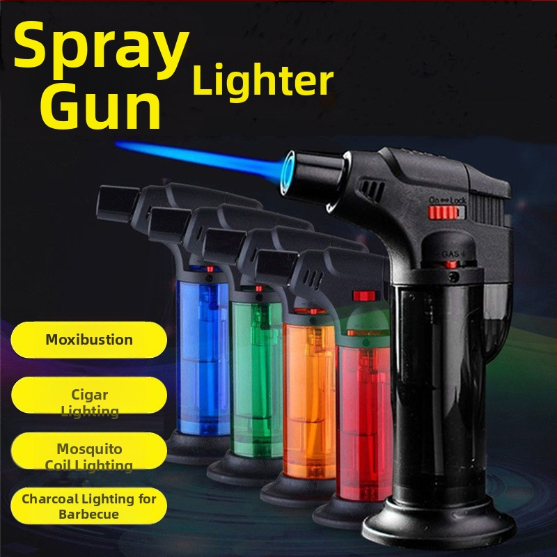 Moksibustēšanas aizdedzinātājs – Plastmasas korpuss, Atkārtoti lietojama butāna aizdedzinātājs, Pretvēja, Xia feng