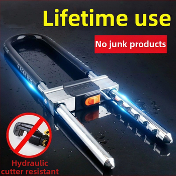 Zámok tvaru U pre sklenené dvere, nerezová oceľ, model 1, vonkajšie použitie, Nový čínsky štýl