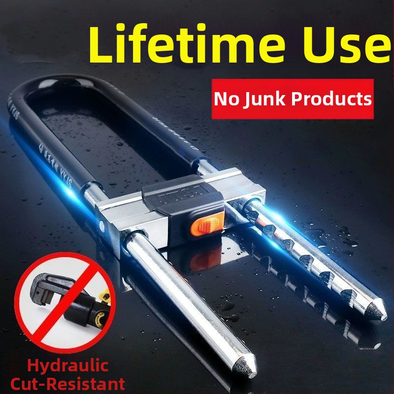 Zámok tvaru U pre sklenené dvere, nerezová oceľ, model 1, vonkajšie použitie, Nový čínsky štýl