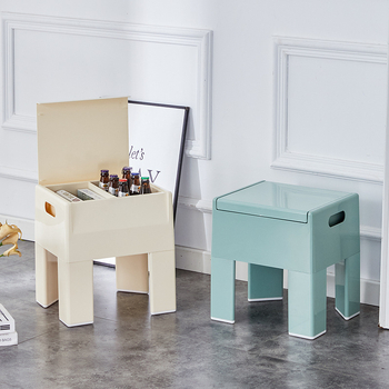 Plastová stolička do domácnosti na uloženie, Space Stool, Youlaike, moderný minimalistický štýl, prispôsobená fotografiám