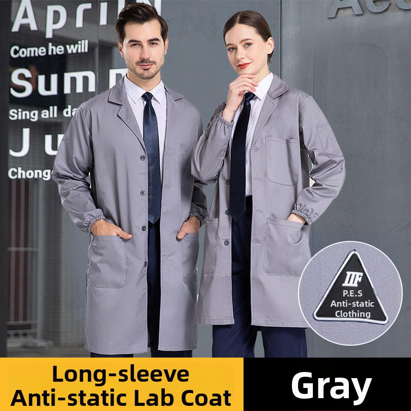 Antistatické pracovné overaly z bavlno-polyesterovej zmesi, dlhý strih, unisex, do dielne