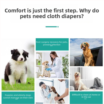 Fyzologické nohavice pre psa, samčie – materiály: PUL, ultra jemné vlákna, sieťovina, bavlna; značka Bi Ai; model SP2204053; štýl bežný