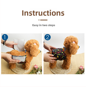 Fyzologické nohavice pre psa, samčie – materiály: PUL, ultra jemné vlákna, sieťovina, bavlna; značka Bi Ai; model SP2204053; štýl bežný