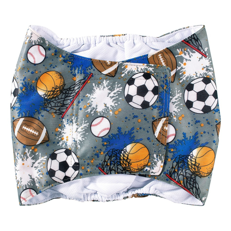 Fyzologické nohavice pre psa, samčie – materiály: PUL, ultra jemné vlákna, sieťovina, bavlna; značka Bi Ai; model SP2204053; štýl bežný