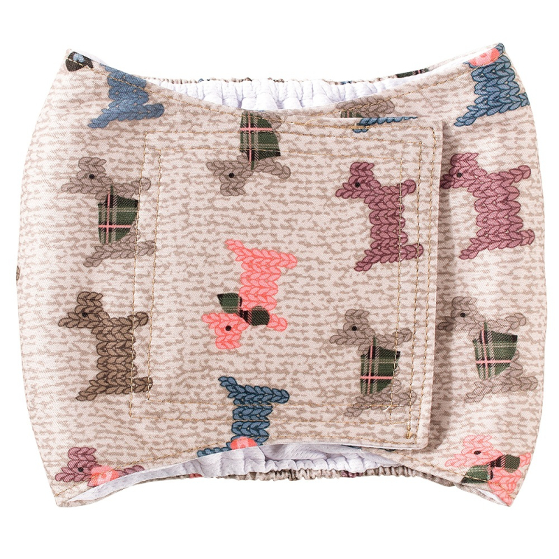 Fyzologické nohavice pre psa, samčie – materiály: PUL, ultra jemné vlákna, sieťovina, bavlna; značka Bi Ai; model SP2204053; štýl bežný