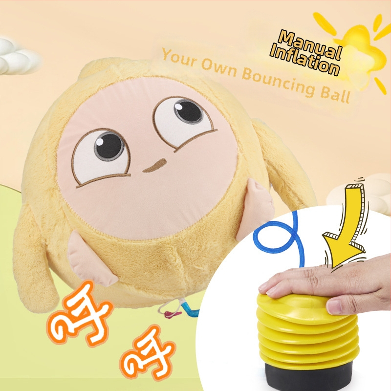 Kiaušinių formos pripučiamas pliušinis žaislas, animacinis dizainas, PVC medžiaga