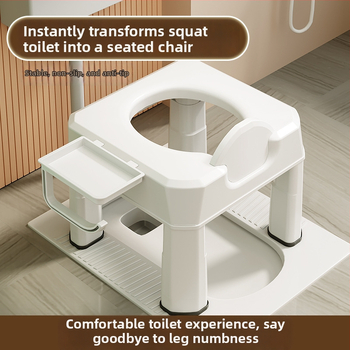 Toaletná asistenčná stolička pre tehotné ženy a seniorov, neimportovaná, ne skladateľná