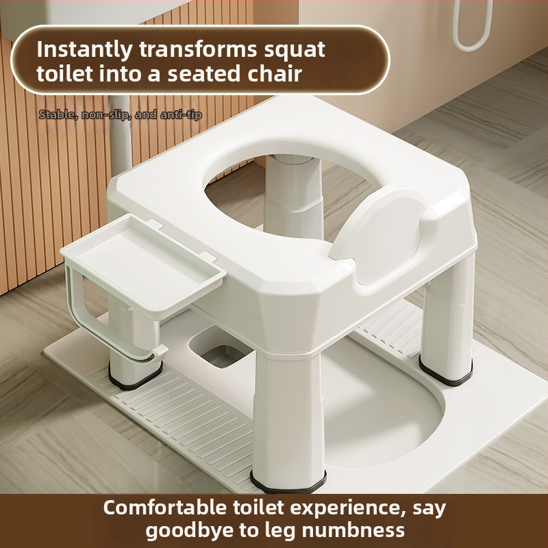 Toaletná asistenčná stolička pre tehotné ženy a seniorov, neimportovaná, ne skladateľná