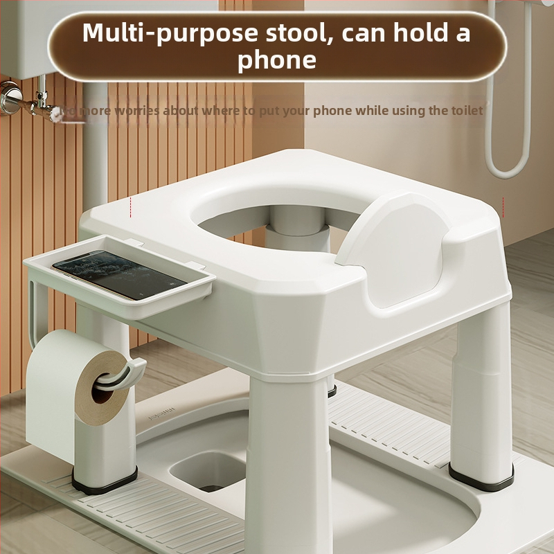 Toaletná asistenčná stolička pre tehotné ženy a seniorov, neimportovaná, ne skladateľná