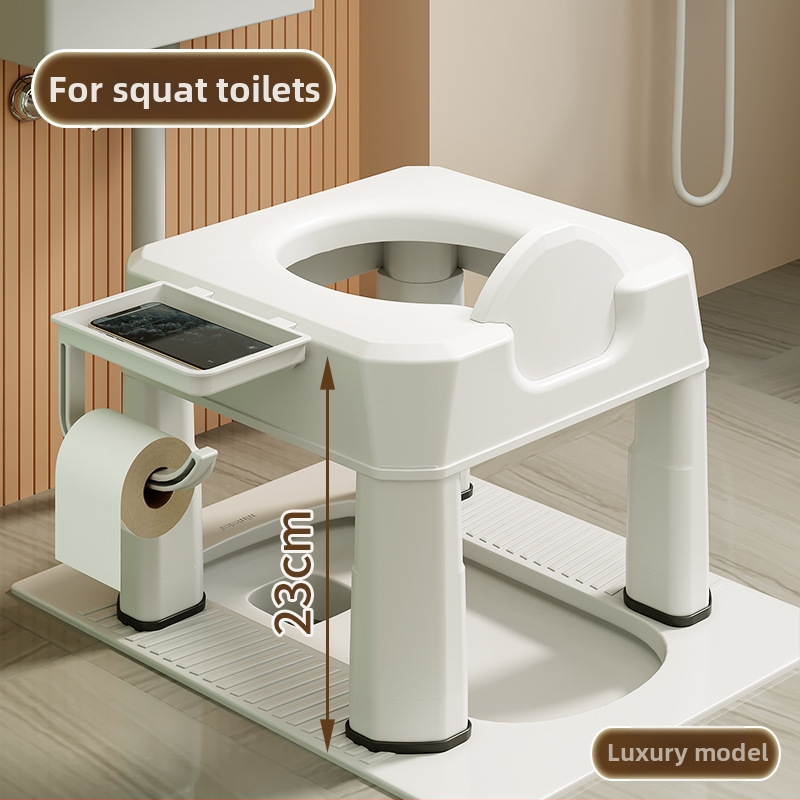 Toaletná asistenčná stolička pre tehotné ženy a seniorov, neimportovaná, ne skladateľná