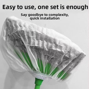 Vienkartinis šluotos gaubtas dulkių šalinimui - (Medžiaga: audinys; Kilmė: Zhejiang; Paskirtis: dulkių šalinimas)