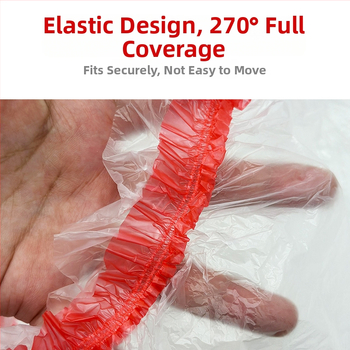 Jednorazový plastový kryt proti prachu pre posteľ – kruhový, priehľadný, ochrana nábytku