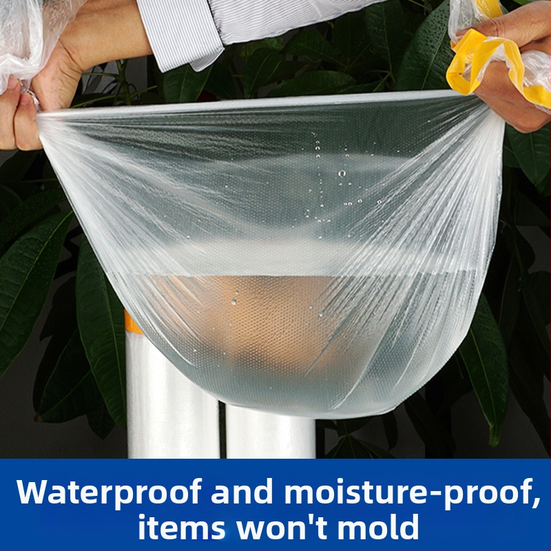 Prašas aizsardzības pārklājs gultām un mēbelēm, plastmasas, kvadrātiska forma, ūdensizturīgs, vienreizējās lietošanas