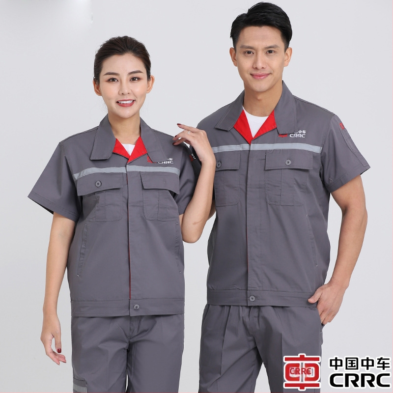 Shengdelong Pánska súprava pracovného oblečenia pre mechanika s reflexnými detailmi, bavlnená zmes, jar–jeseň, továreň