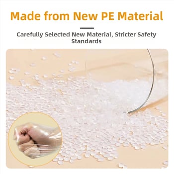 Pravouhlý plastový ochranný film pre dekoráciu nábytku a internátu; priehľadný, s logom, prispôsobiteľný a narezať na mieru.